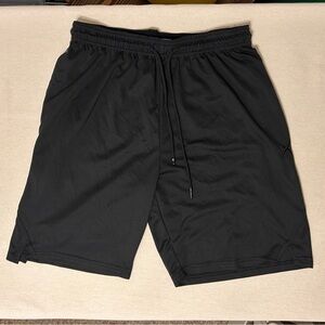 Game Time Black Athletic Shorts for Men